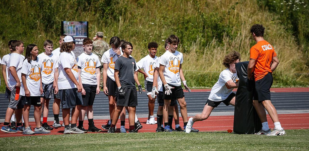 Josh Dobbs football camp 2021